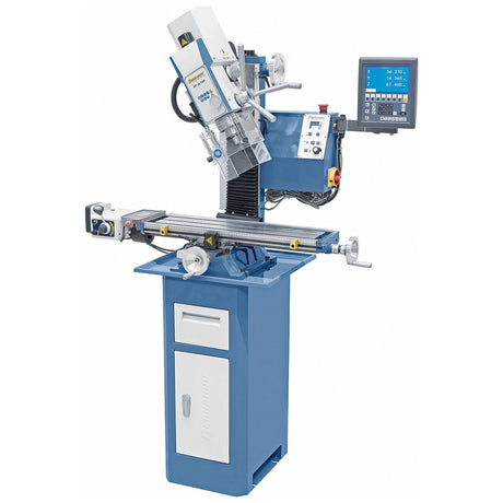 BERNARDO Bohr- und Fräsmaschine – Modell KF 28 Top mit Vorschub inkl. 3-Achs Digitalanzeige
