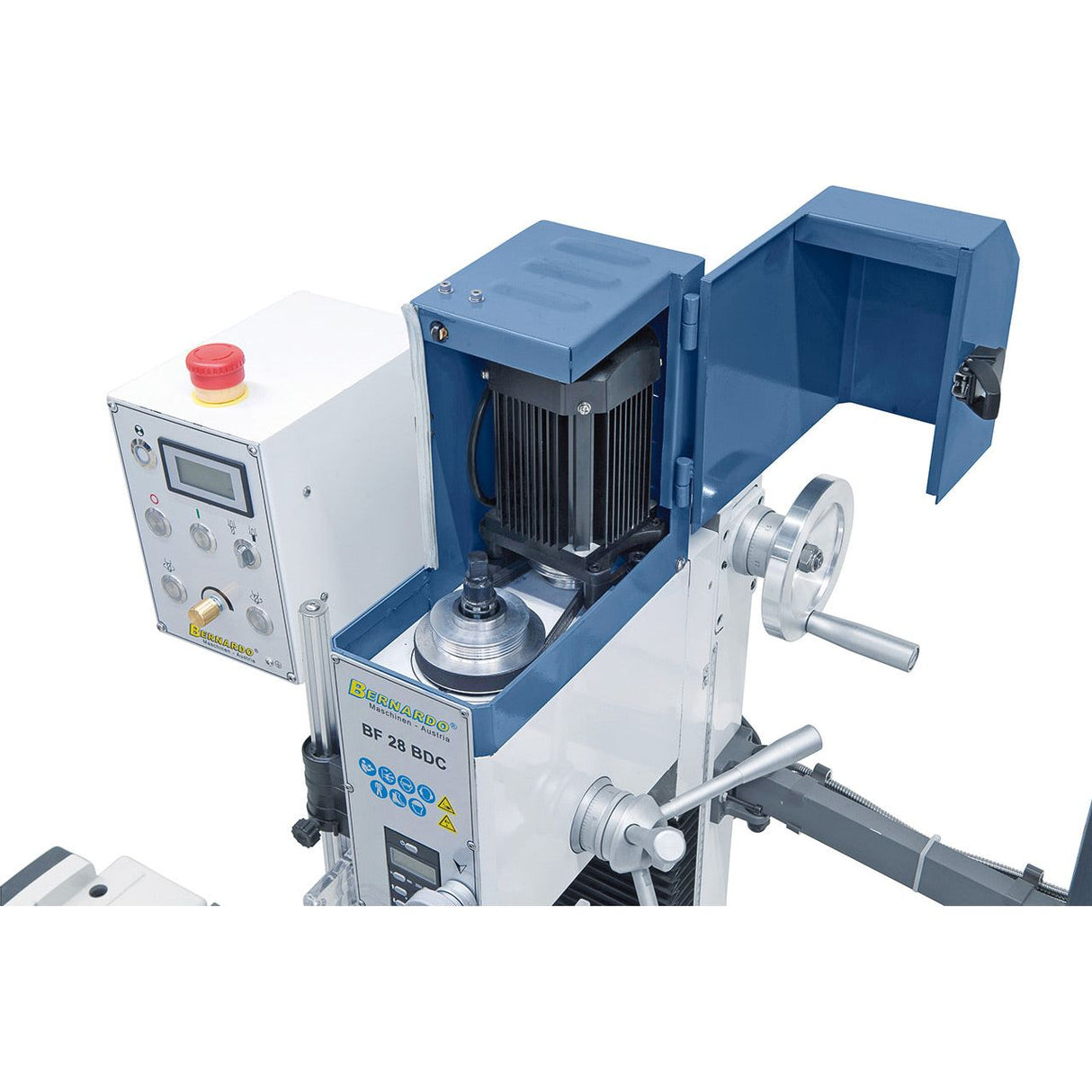 BERNARDO Bohr- und Fräsmaschine – Modell BF 28 BDC mit Vorschub inkl. 3-Achs-Digitalanzeige ES-12 V