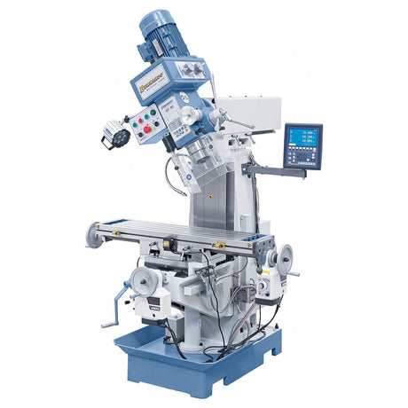 BERNARDO Bohr- und Fräsmaschine – Modell KF 60 - 1000 inkl. 3-Achs-Digitalanzeige ES-12 V und Vorschub f. y-Achse
