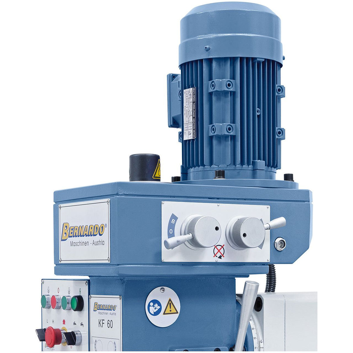 BERNARDO Bohr- und Fräsmaschine – Modell KF 60 - 1000 inkl. 3-Achs-Digitalanzeige ES-12 V und Vorschub f. y-Achse