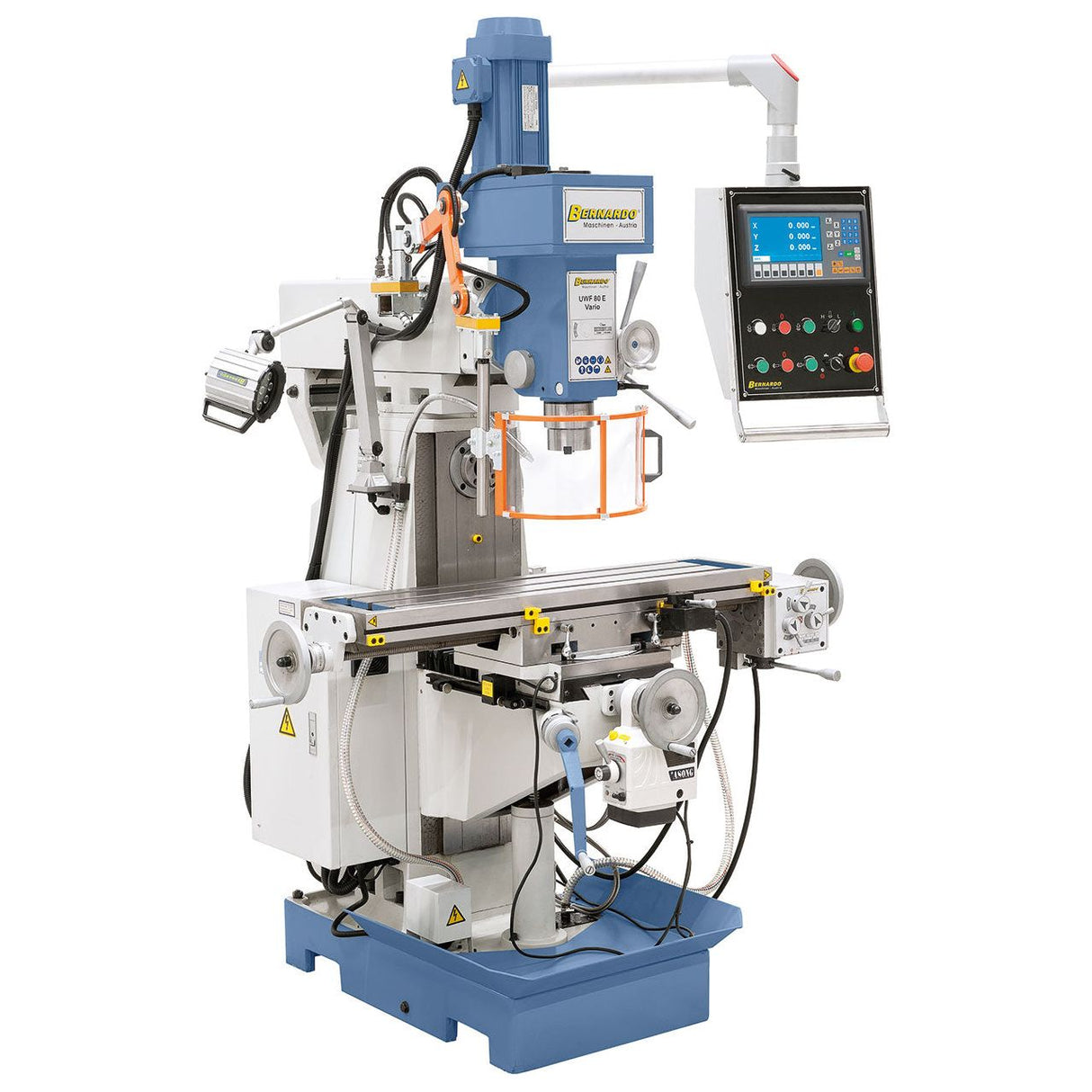 BERNARDO Universalfräsmaschine – Modell UWF 80 E Vario inkl. 3-Achs-Digitalanzeige ES-12 H