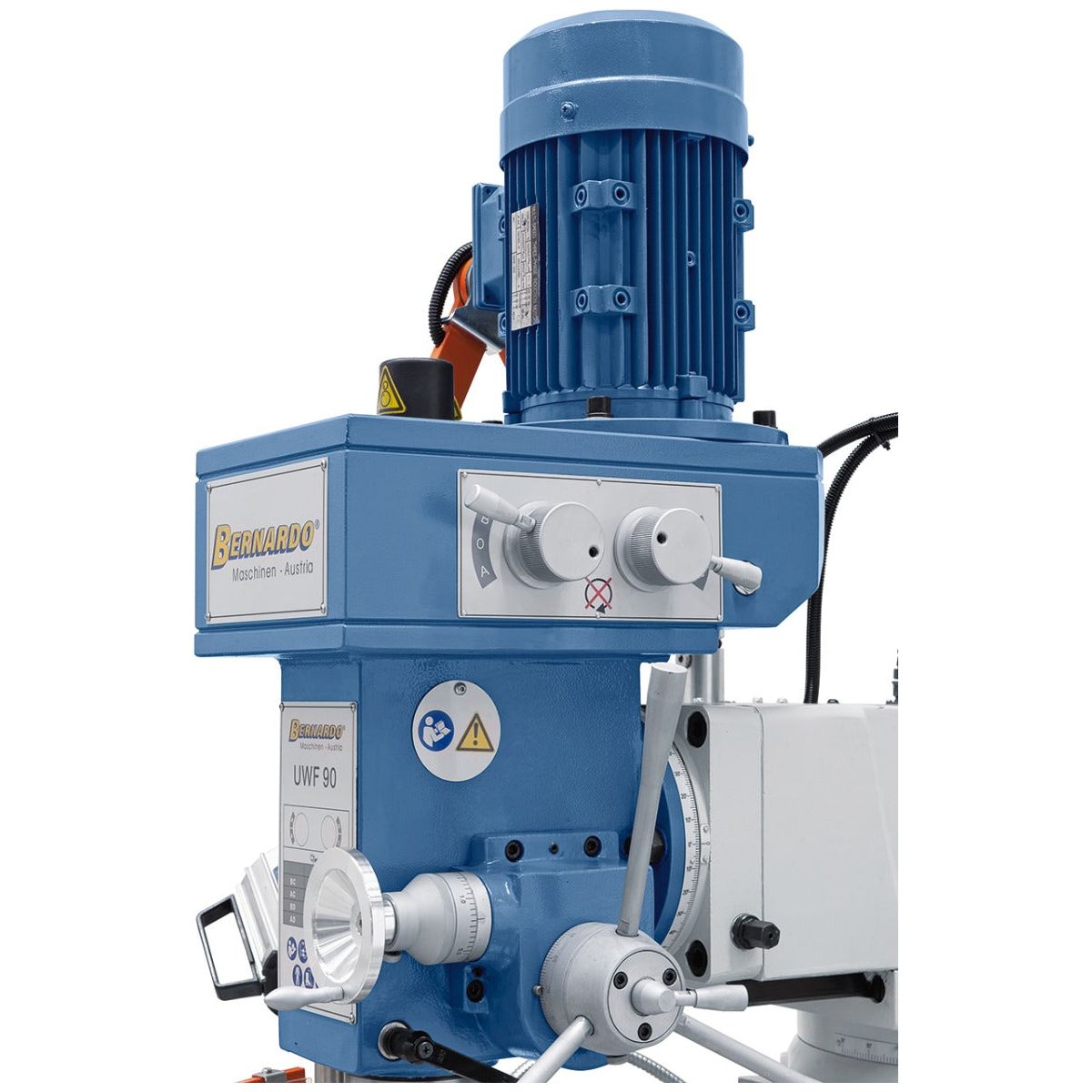 BERNARDO Universalfräsmaschine – Modell UWF 90 - 1270 inkl. 3-Achs-DRO ES-12 H und pneumat. Werkzeugklemmung