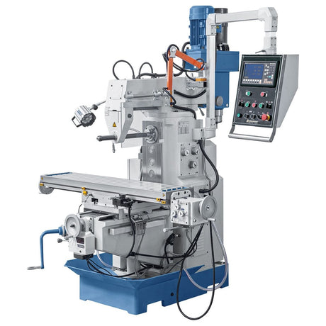 BERNARDO Universalfräsmaschine – Modell UWF 90 inkl. 3-Achs-DRO ES-12 H und pneumat. WK-Klemmung