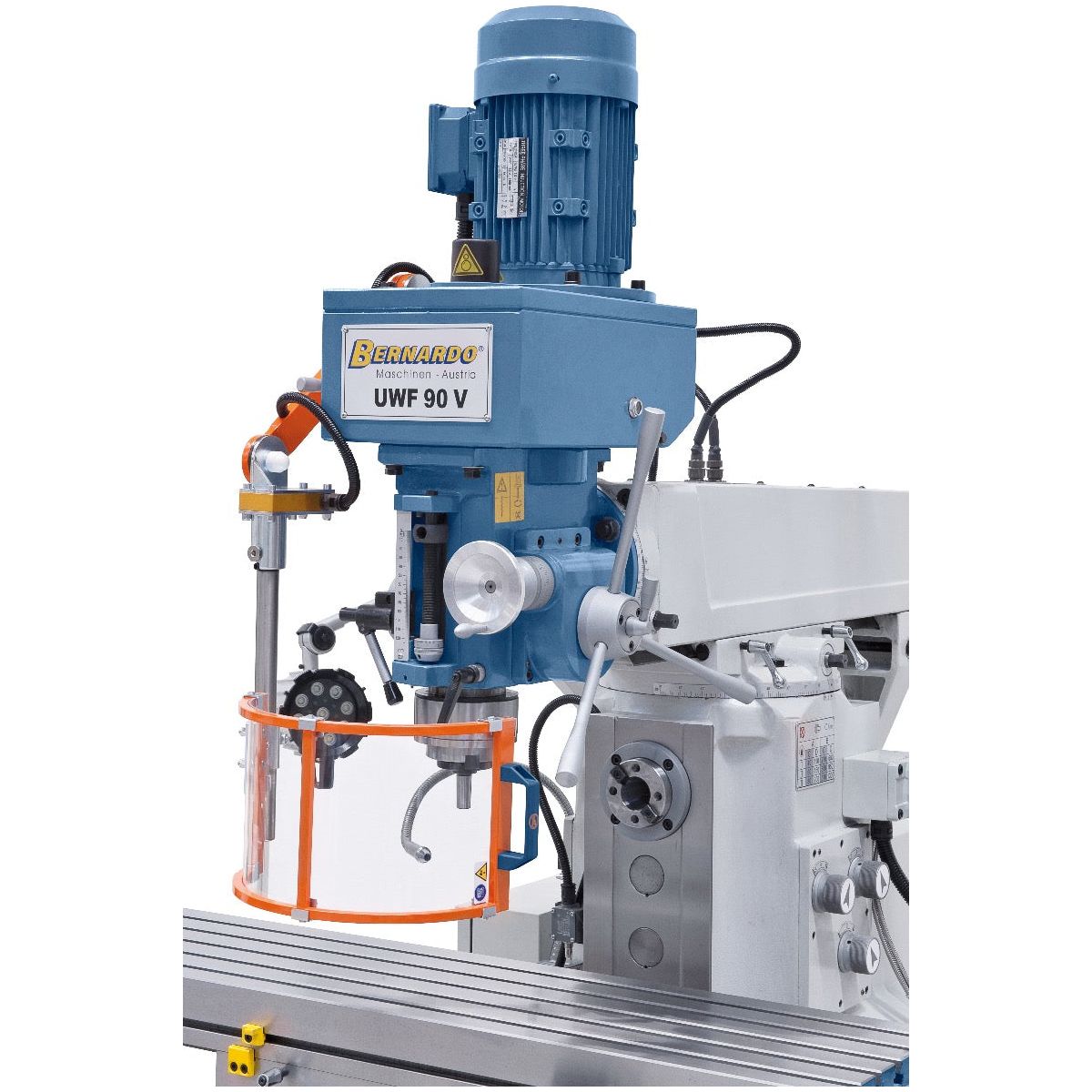 BERNARDO Universalfräsmaschine – Modell UWF 90 V inkl. 3-Achs-DRO ES-12 H und pneumat. Werkzeugklemmung