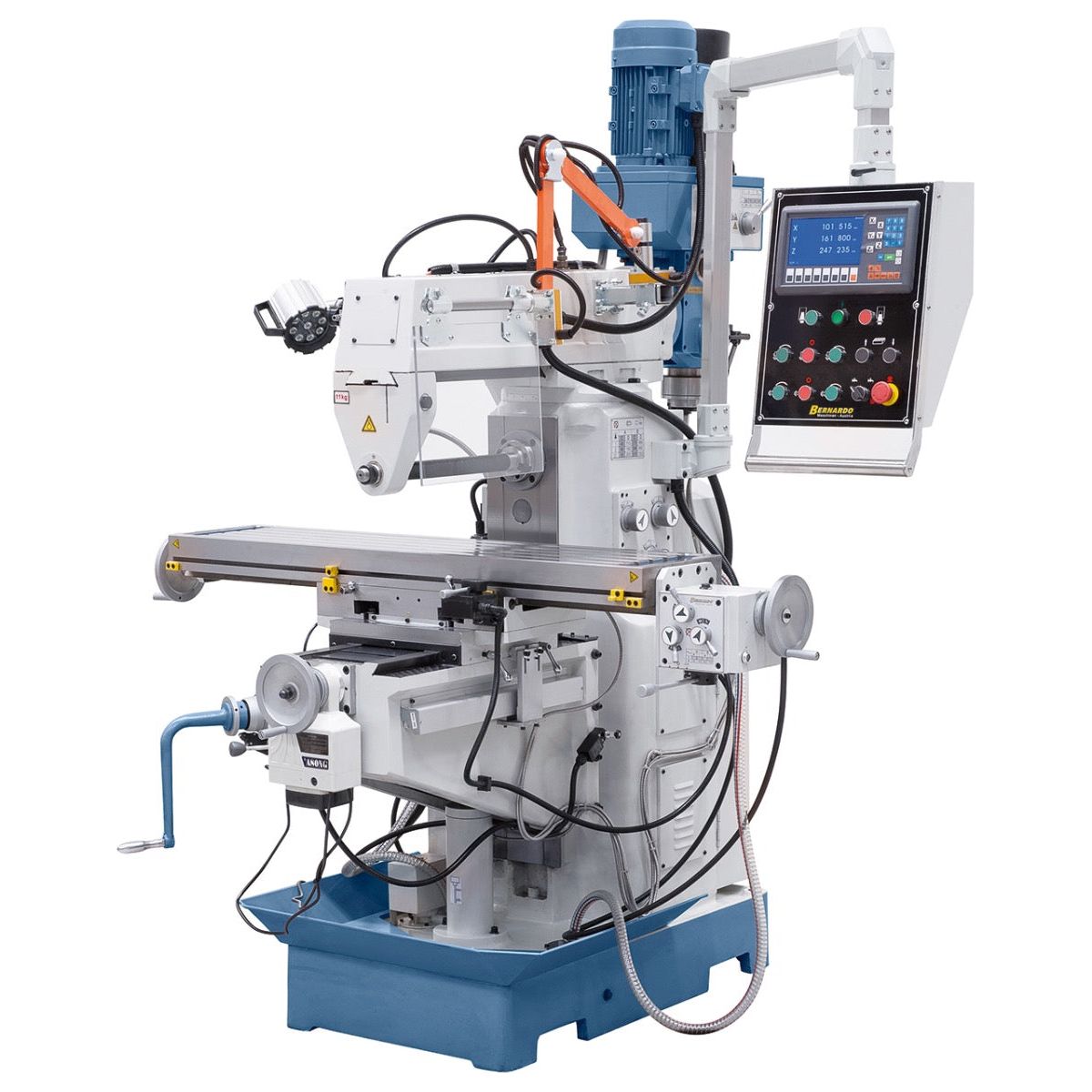 BERNARDO Universalfräsmaschine – Modell UWF 90 V mit pneumatischer Werkzeugklemmung