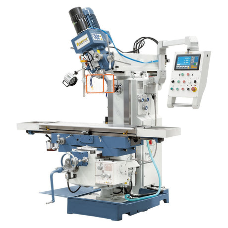BERNARDO Universalfräsmaschine – Modell UWF 95 N inkl. 3-Achs-DRO ES-12 H und pneumat. Werkzeugklemmung