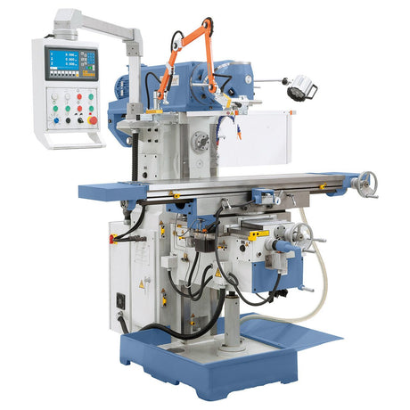BERNARDO Universalfräsmaschine mit Servoantrieb – Modell UWF 130 Servo inkl. 3-Achs-Digitalanzeige ES-12 H *