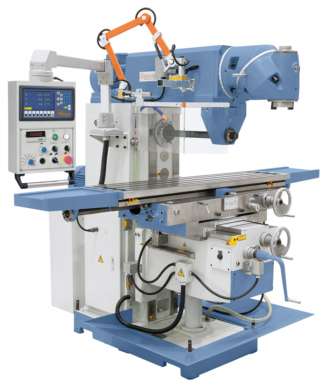 BERNARDO Universalfräsmaschinen mit Servoantrieb – Modell UWF 150 V Servo inkl. 3-Achs-Digitalanzeige ES-12 H *