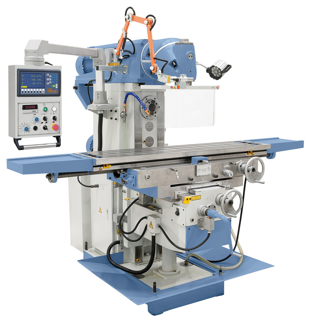 BERNARDO Universalfräsmaschinen mit Servoantrieb – Modell UWF 150 V Servo inkl. 3-Achs-Digitalanzeige ES-12 H *