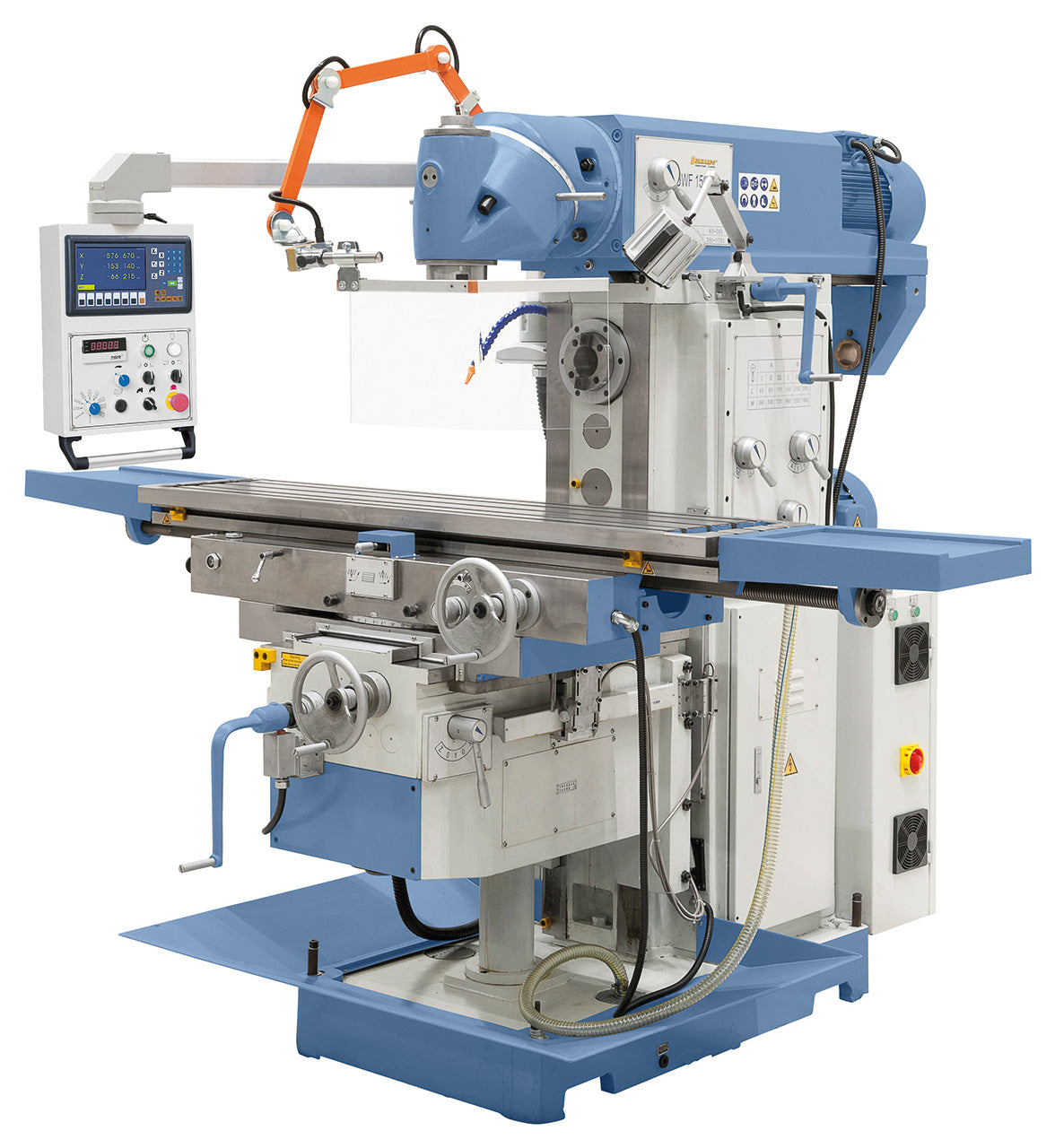 BERNARDO Universalfräsmaschinen mit Servoantrieb – Modell UWF 150 V Servo inkl. 3-Achs-Digitalanzeige ES-12 H *