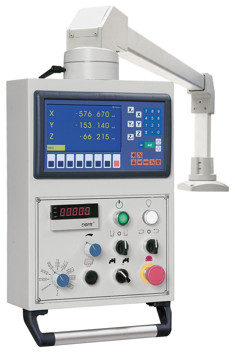 BERNARDO Universalfräsmaschinen mit Servoantrieb – Modell UWF 150 V Servo inkl. 3-Achs-Digitalanzeige ES-12 H *
