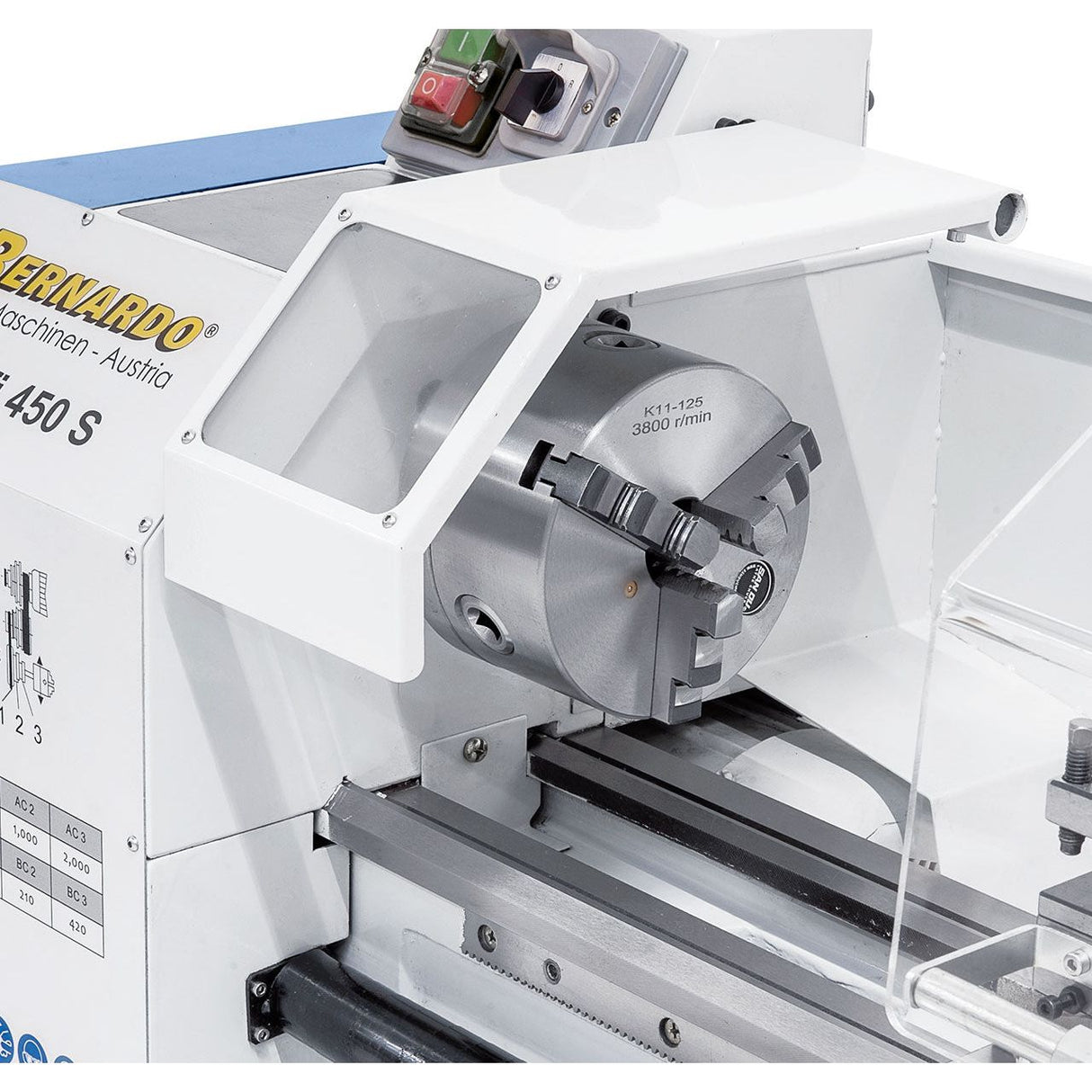 BERNARDO Leitspindeldrehmaschine – Modell Profi 450 S / 230 V