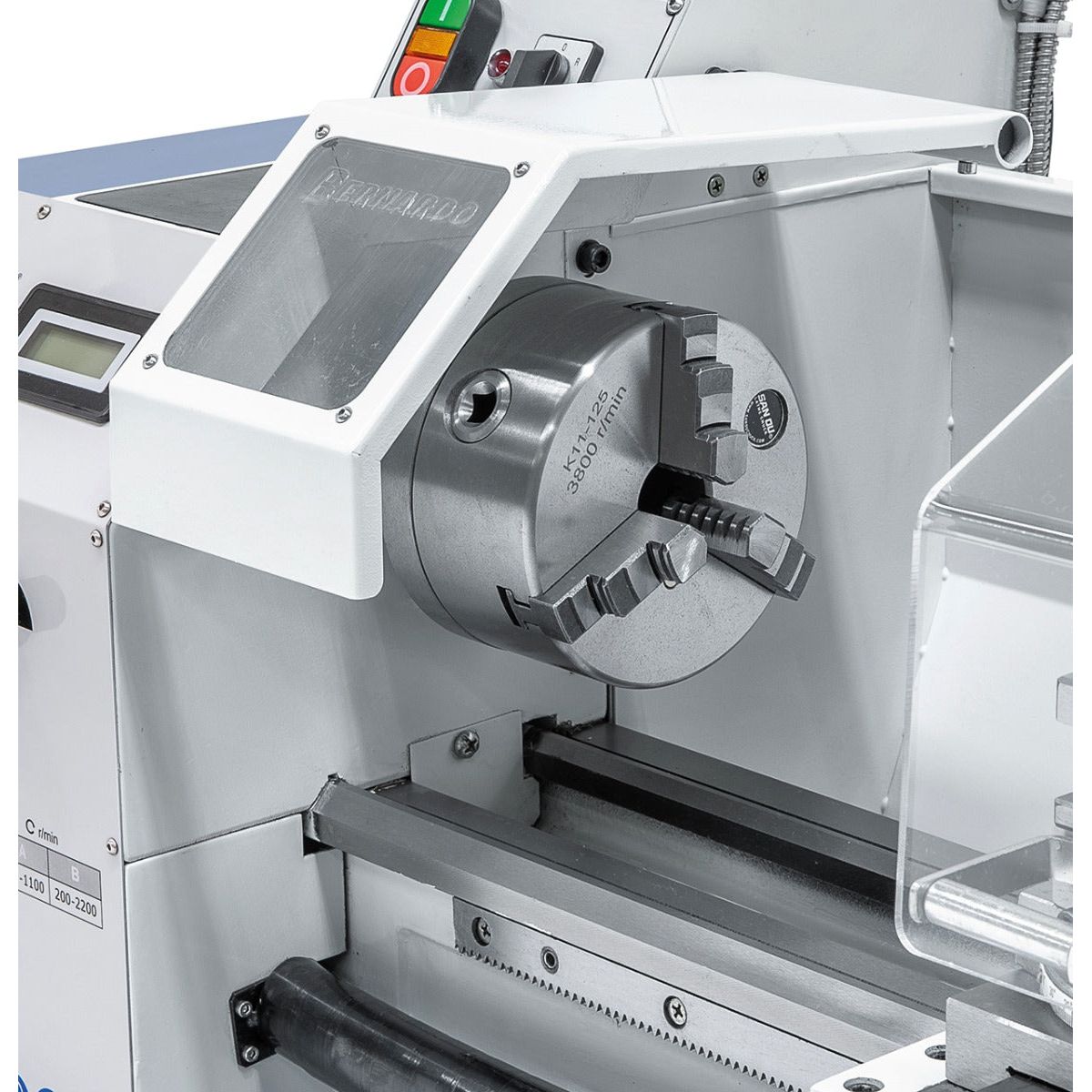 BERNARDO Leitspindeldrehmaschine – Modell Profi 450 S Vario / 230 V inkl. 2-Achs-Digitalanzeige DT 40