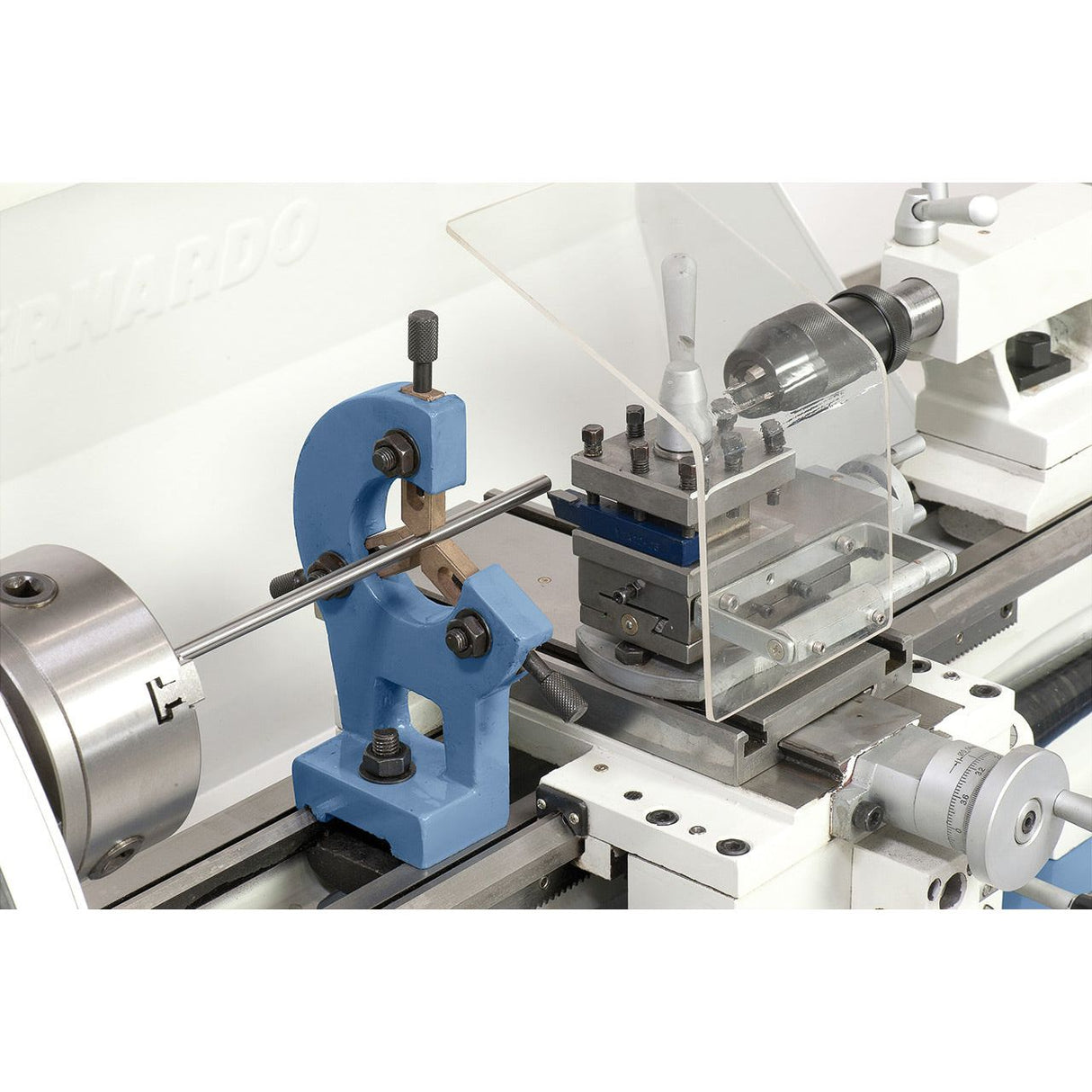 BERNARDO Leitspindeldrehmaschine – Modell Profi 550 WQV / 230 V inkl. 2-Achs Digitalanzeige ES-12 V