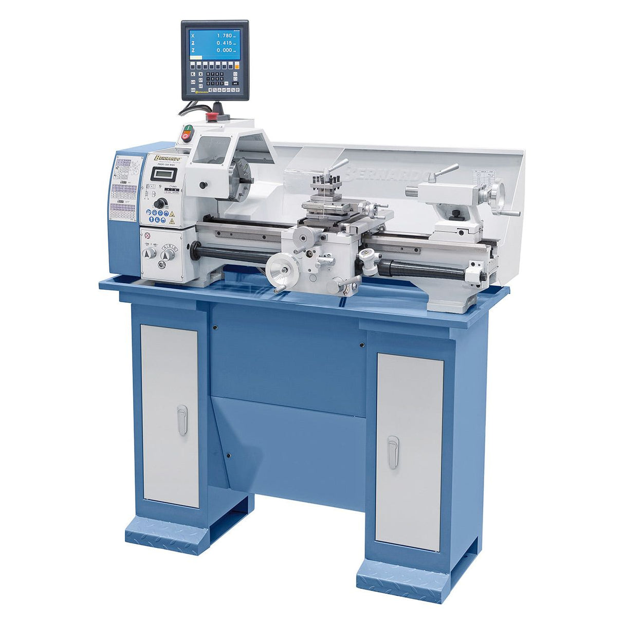 BERNARDO Leitspindeldrehmaschine – Modell Profi 550 WQV / 230 V inkl. 2-Achs Digitalanzeige ES-12 V