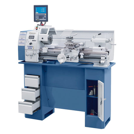 BERNARDO Leit- und Zugspindeldrehmaschine – Modell Profi 700 BQV / 230 V inkl. 2-Achs-Digitalanzeige ES-12 V