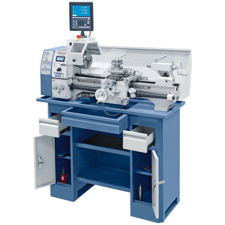 BERNARDO Leitspindeldrehmaschine – Modell Profi 550 PRO / 400 V inkl. 2-Achs-Digitalanzeige ES-12 V
