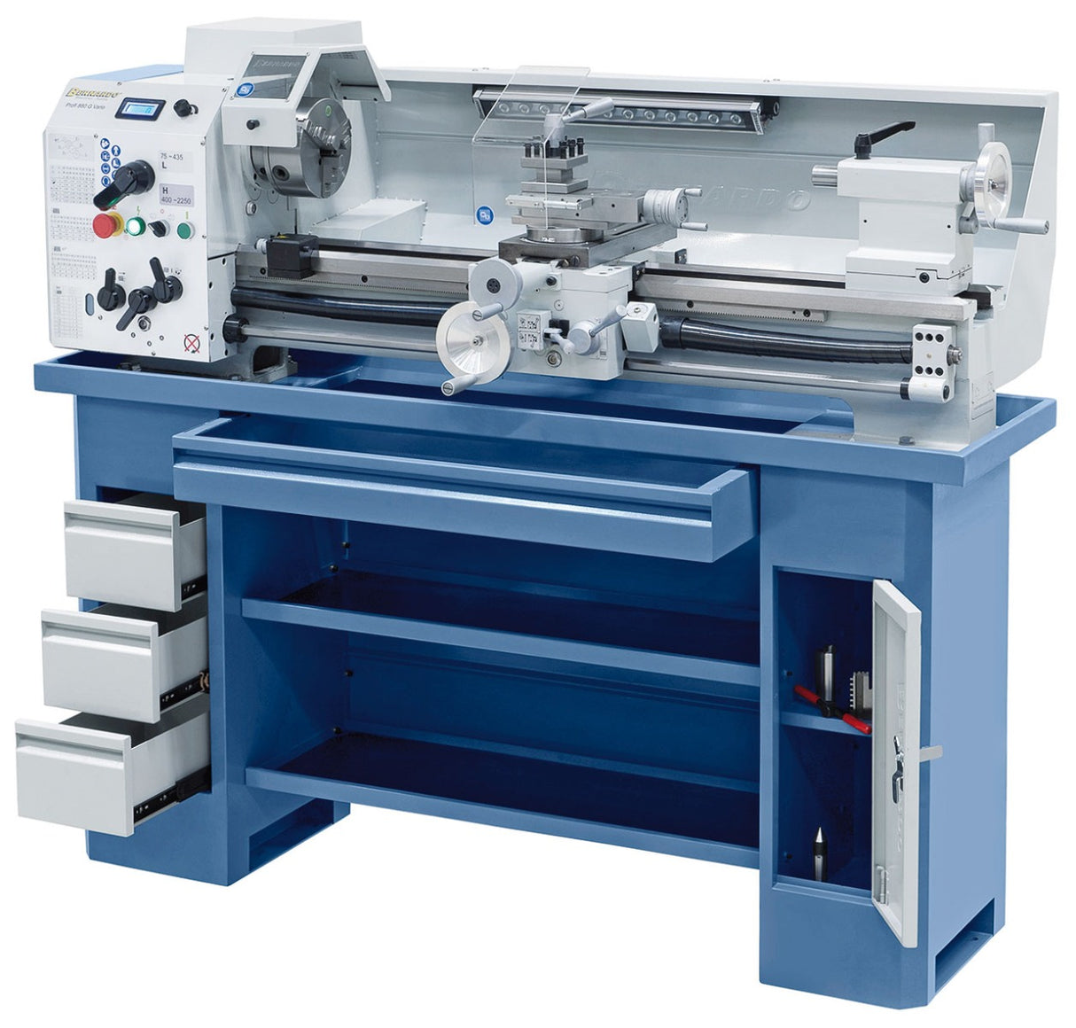 BERNARDO Leit- und Zugspindeldrehmaschine – Modell Profi 880 G Vario / 230 V