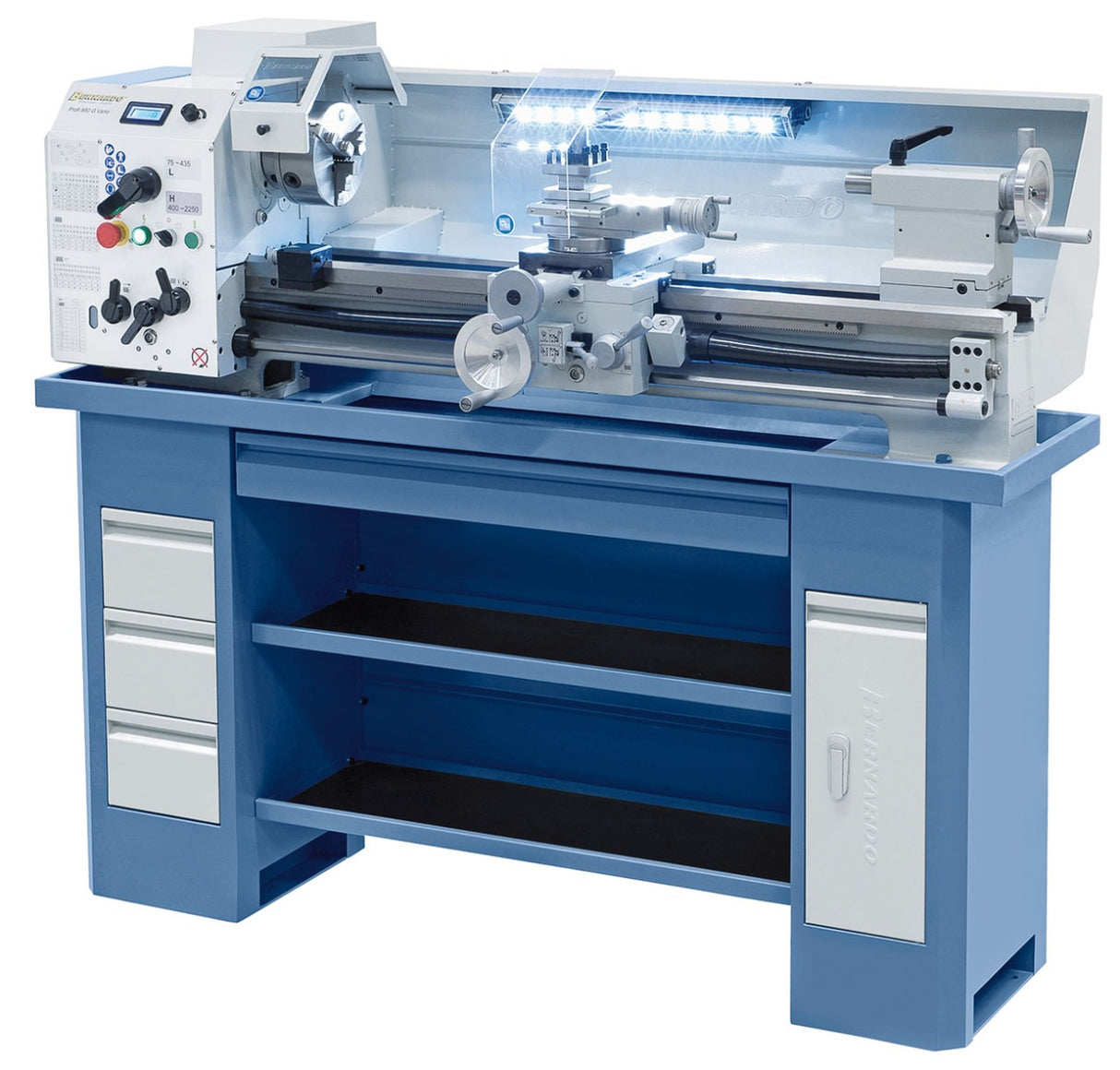 BERNARDO Leit- und Zugspindeldrehmaschine – Modell Profi 880 G Vario / 230 V
