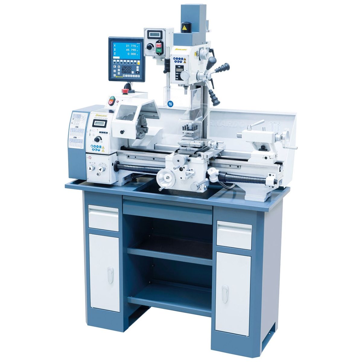 BERNARDO Bearbeitungszentre – Modell Proficenter 550 WQV / 230 V inkl. 2-Achs-Digitalanzeige ES-12 V