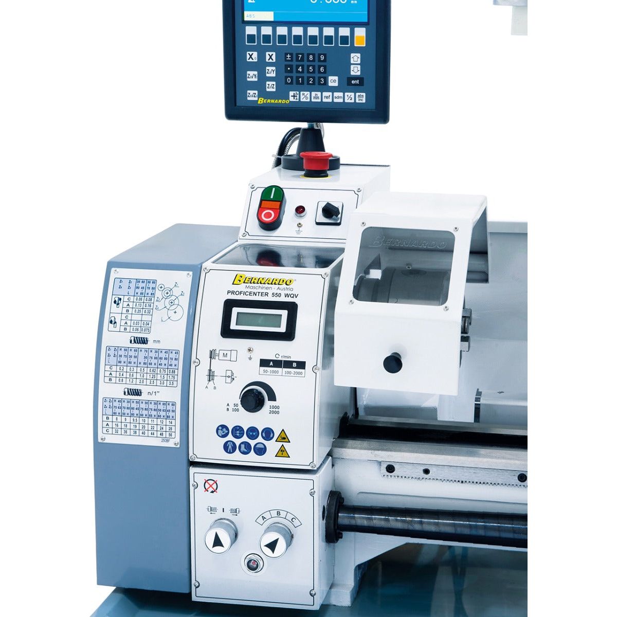 BERNARDO Bearbeitungszentre – Modell Proficenter 550 WQV / 230 V inkl. 2-Achs-Digitalanzeige ES-12 V