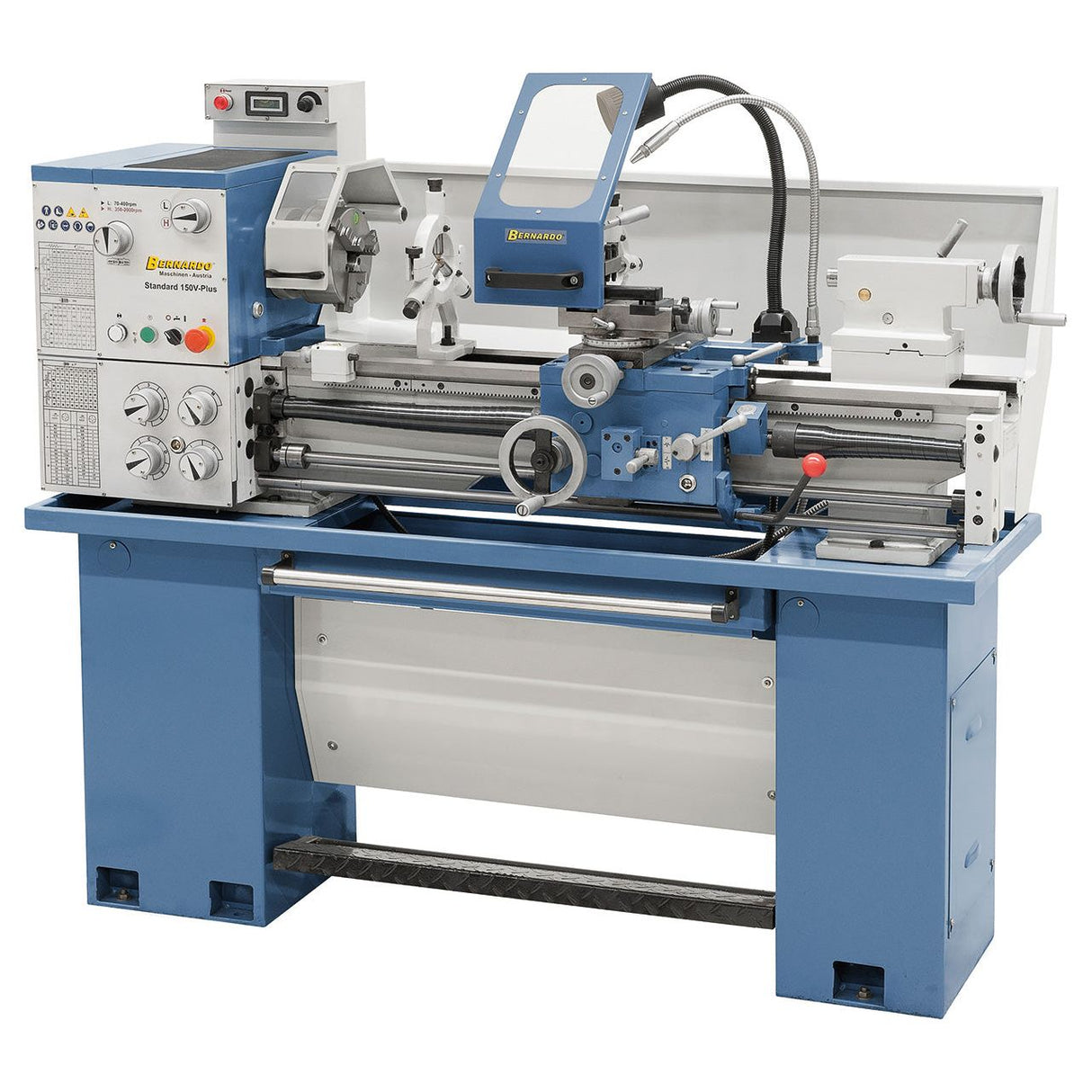 BERNARDO Leit- und Zugspindeldrehmaschine – Modell Standard 150 V-Plus