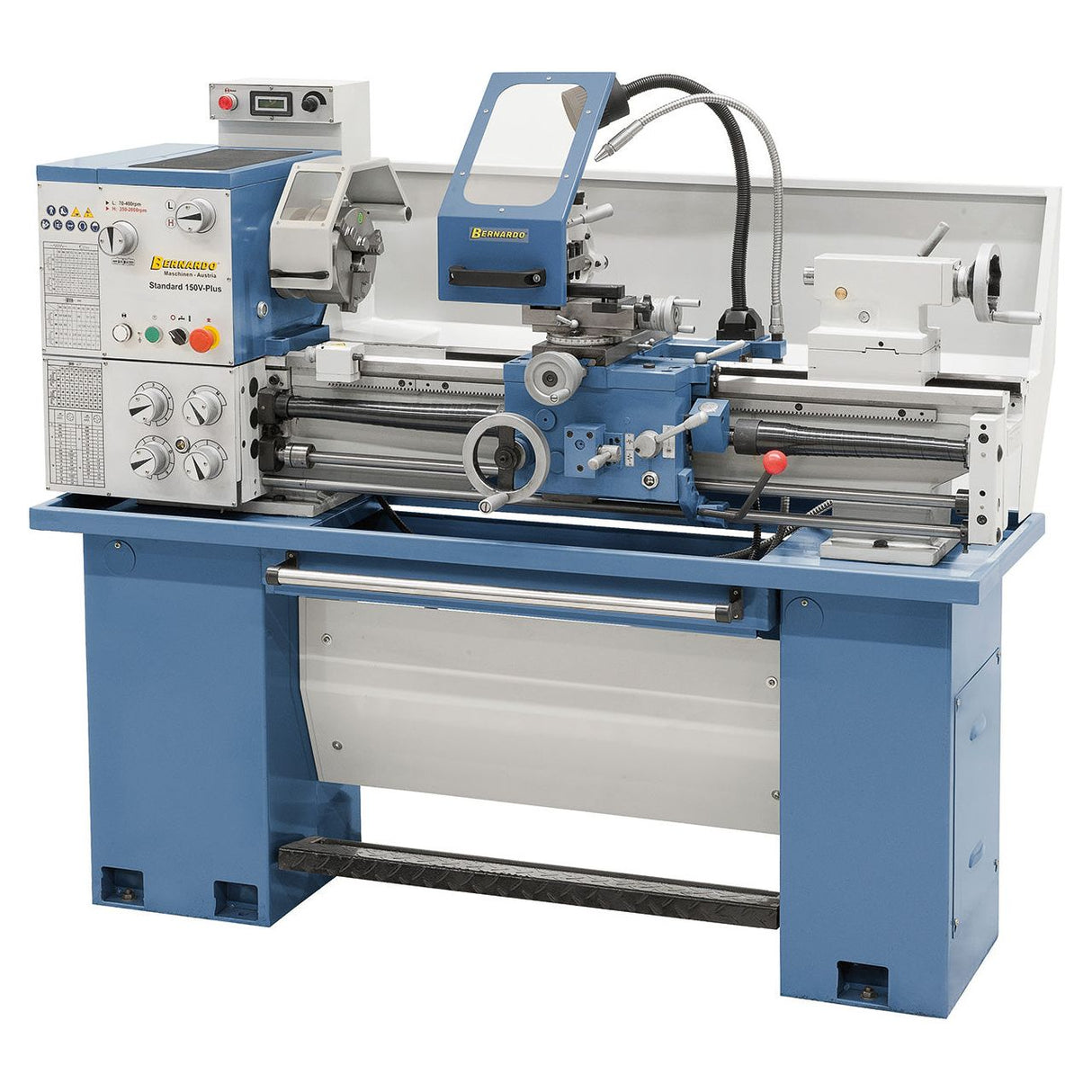 BERNARDO Leit- und Zugspindeldrehmaschine – Modell Standard 150 V-Plus