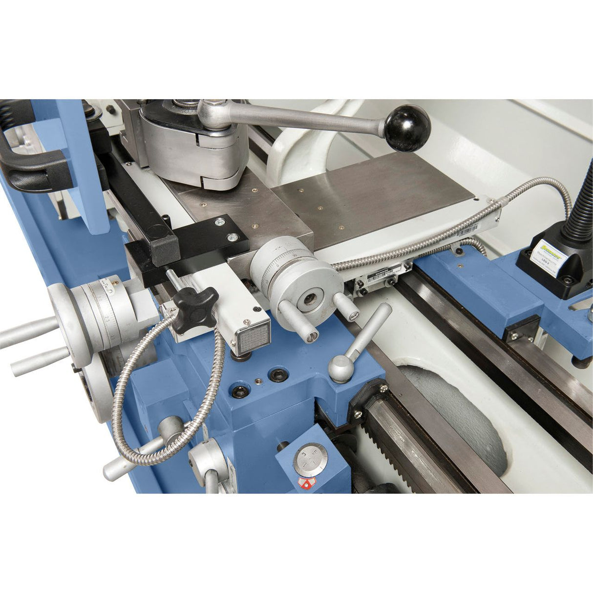 BERNARDO Leit- und Zugspindeldrehmaschine – Modell Standard 165 Top inkl. 3-Achs-Digitalanzeige ES-12 V