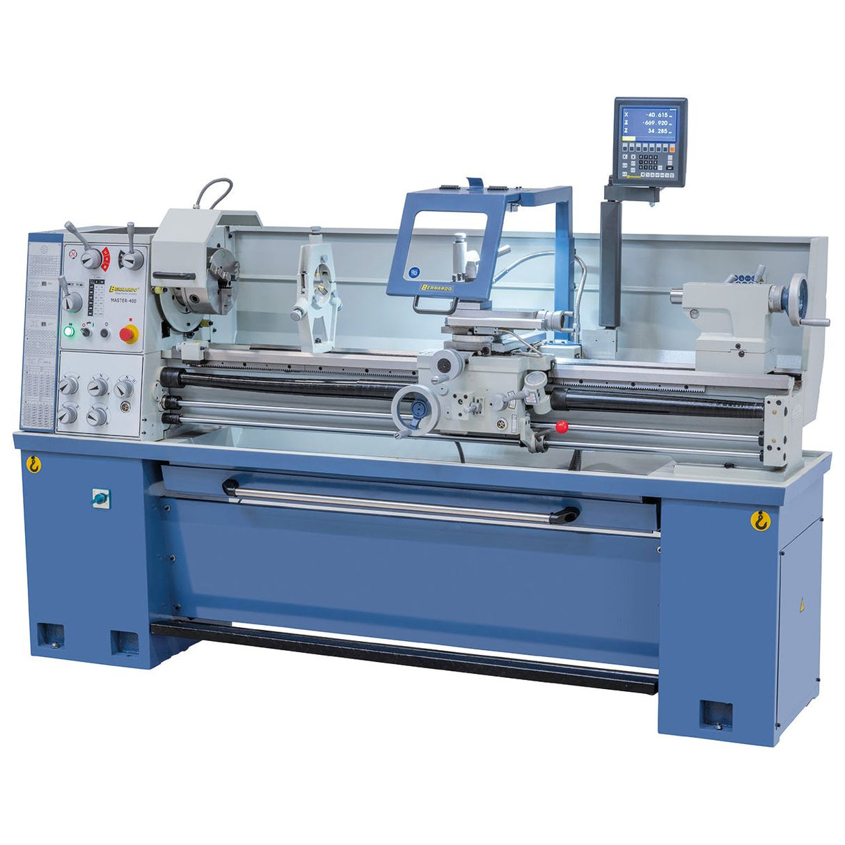 BERNARDO Universaldrehmaschine – Modell Master 400 x 1500 inkl. 3-Achs-Digitalanzeige ES-12 V