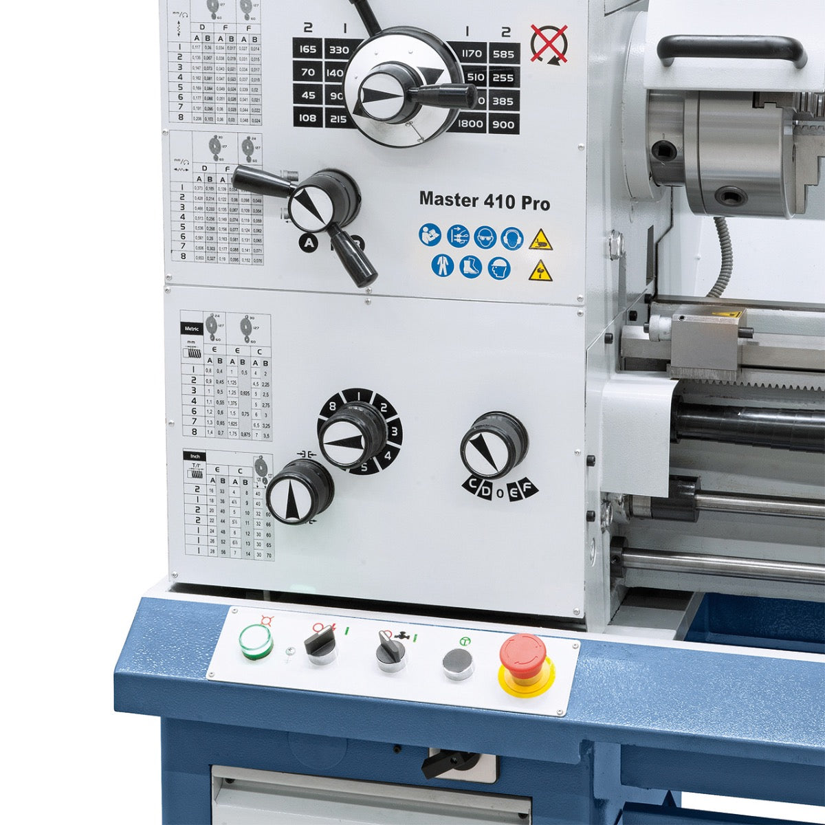BERNARDO Universaldrehmaschine – Modell Master 410 Pro inkl. 3-Achs-Digitalanzeige ES-12 V