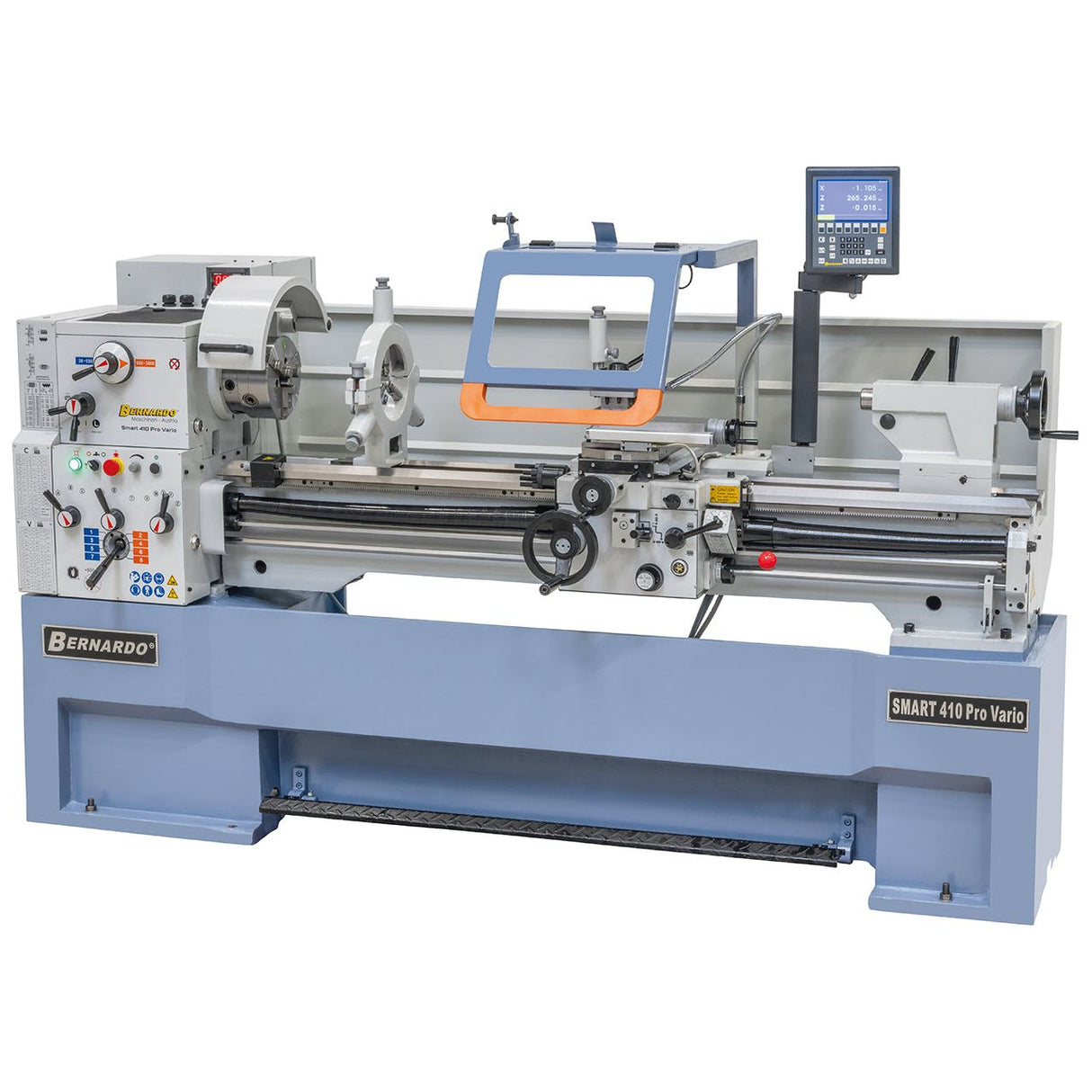 BERNARDO Universaldrehmaschine mit stufenloser Drehzahl – Modell Smart 410 x 1500 Pro Vario inkl. 3-Achs-Digitalanzeige