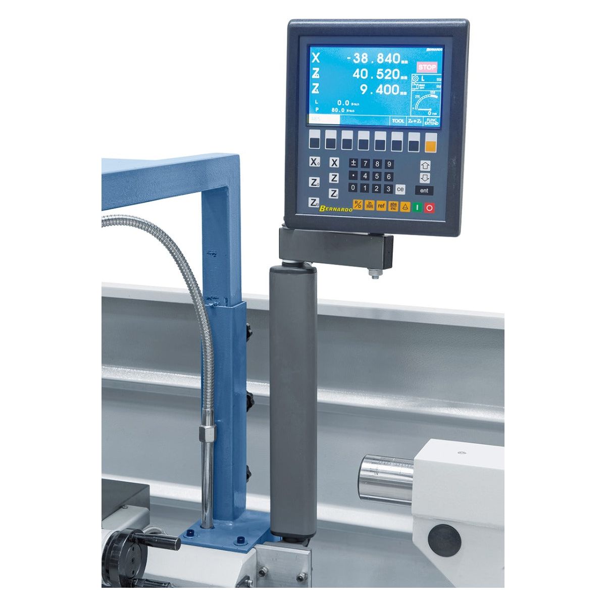 BERNARDO Universaldrehmaschine mit stufenloser Drehzahl – Modell Smart 410 x 1000 V-constant inkl. 3-Achs-Digitalanzeige