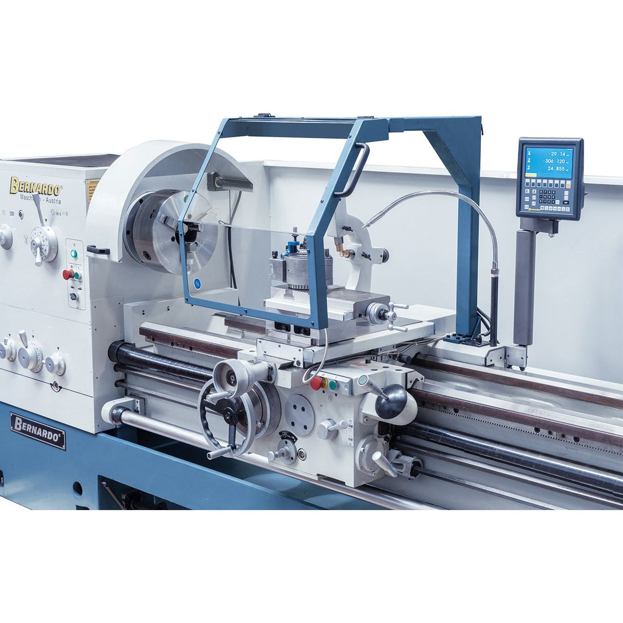 BERNARDO Universaldrehmaschine – Modell Goliath 660 x 2000 inkl. 3-Achs-Digitalanzeige