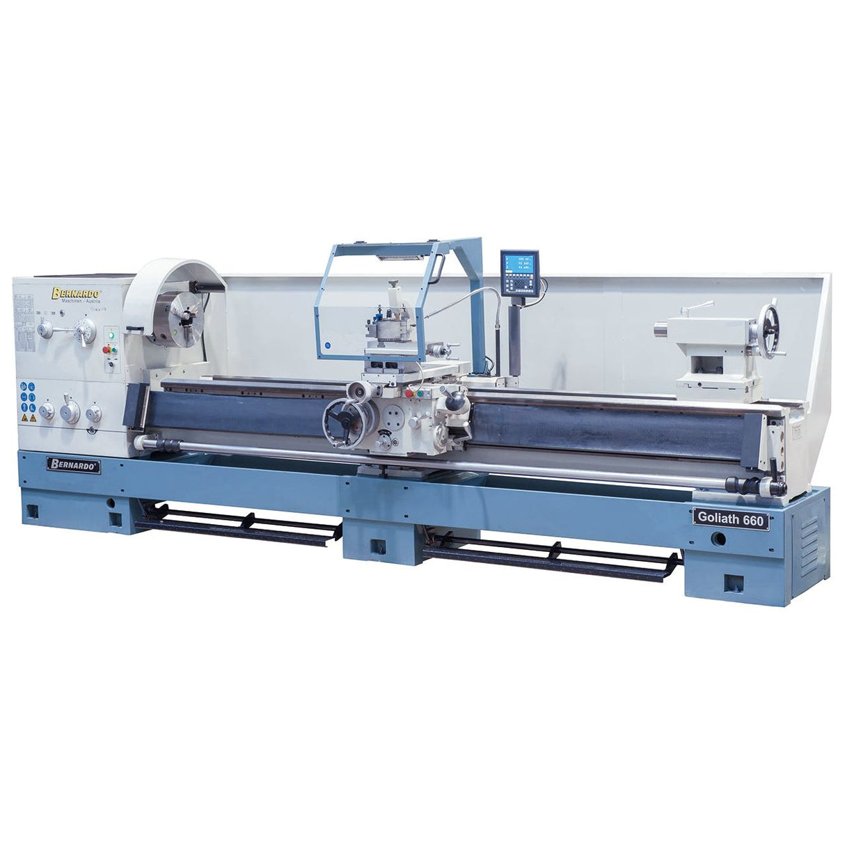 BERNARDO Universaldrehmaschine – Modell Goliath 660 x 3000 inkl. 3-Achs-Digitalanzeige