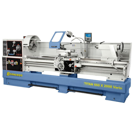 BERNARDO Universaldrehmaschine mit stufenloser Drehzahl – Modell Titan 660 x 3000 Vario