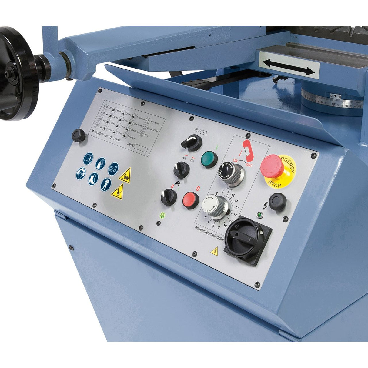 BERNARDO Doppelgehrungsbandsäge – Modell MBS 300 DG PRO / 400 V