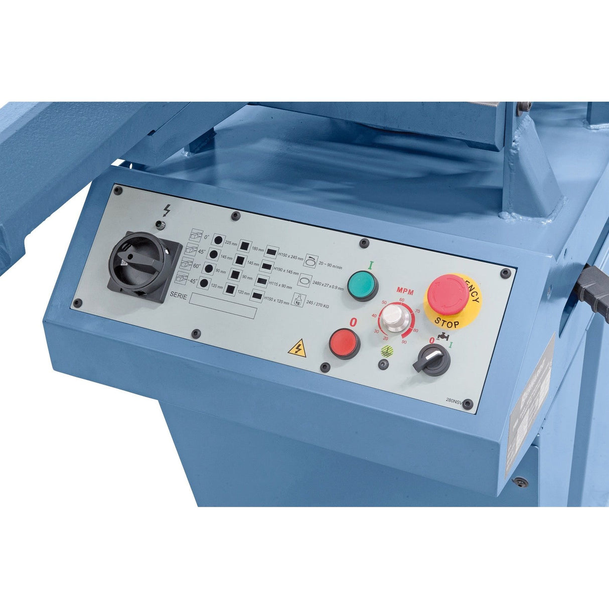 BERNARDO Doppelgehrungsbandsäge – Modell MBS 280 DG-V PRO / 400 V