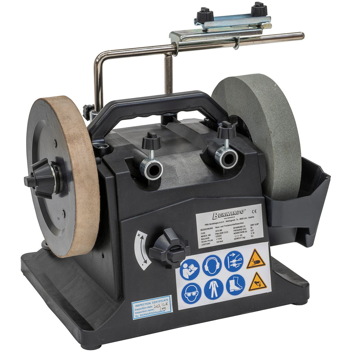 BERNARDO Nass- und Trockenschleifmaschine – Modell NTS 200