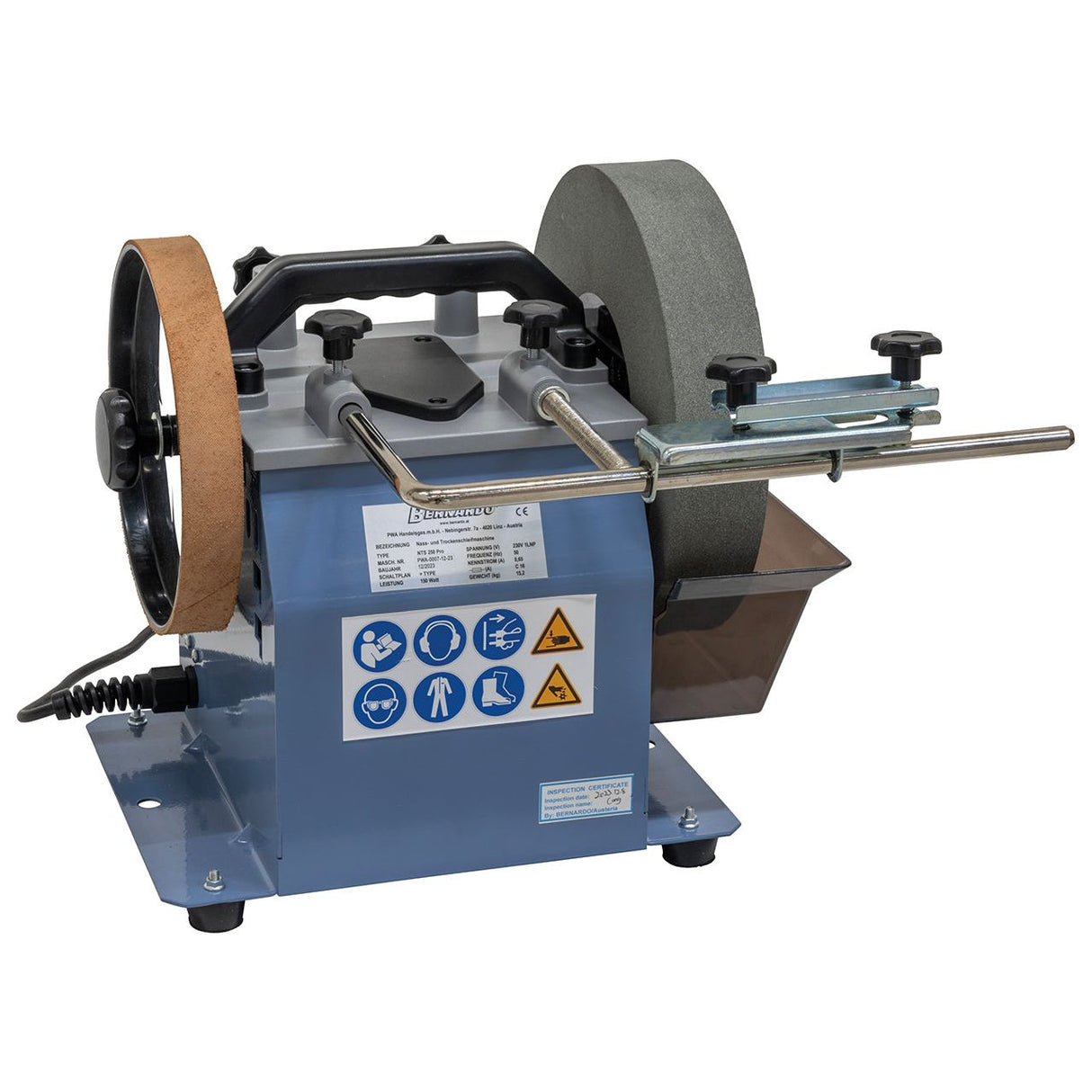 BERNARDO Nass- und Trockenschleifmaschine – Modell NTS 250 Pro