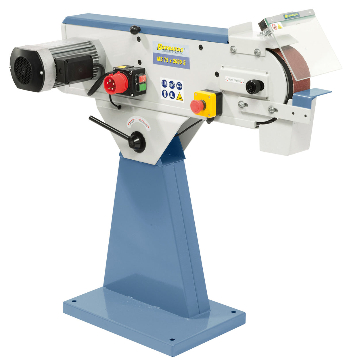 BERNARDO Bandschleifmaschinen – Modell MS 75 x 2000 S / 400 V
