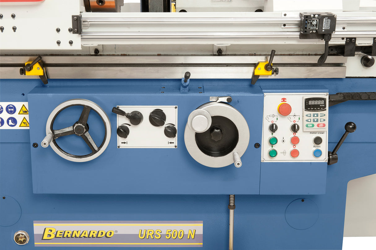 BERNARDO Universal-Rundschleifmaschine – Modell URS 500 N inkl. 2-Achs-Digitalanzeige ES-12 H