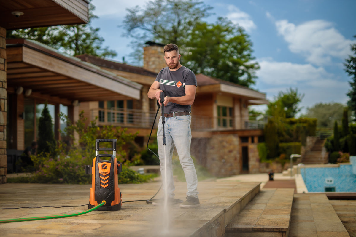 Villager VHW 100 - Hochdruckreiniger 1800 W mit Aluminium-Pumpe & Turbodüse - VI-050902
