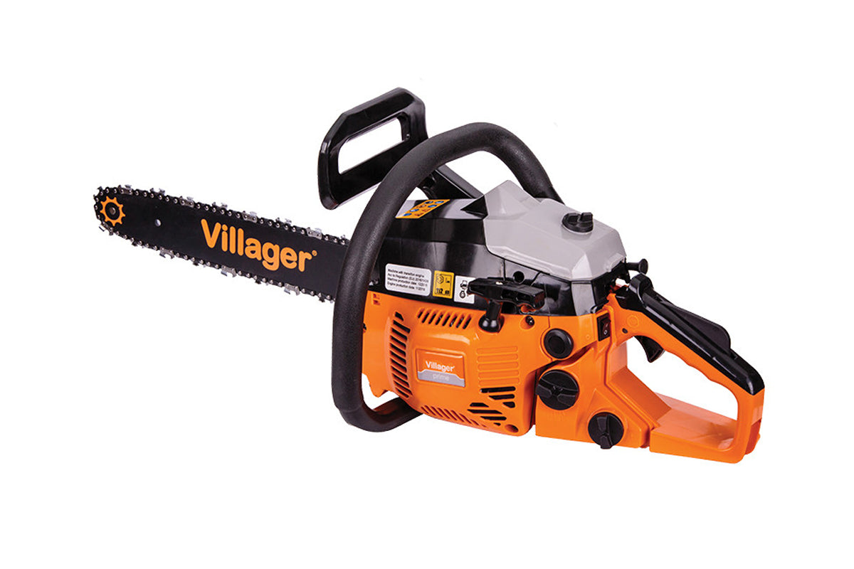 Villager VGS 380 PRIME - 40 cm Benzin-Kettensäge mit 2-Takt-Motor & Antivibration - VI-057749