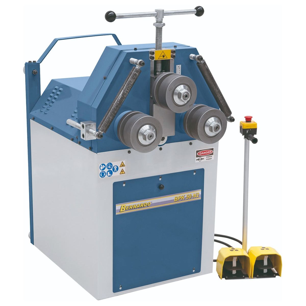 BERNARDO Motorische Ringbiegemaschine – Modell BPK 50 N2 mit 2 Biegegeschwindigkeite