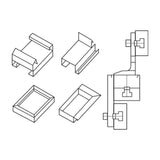 BERNARDO Schwenkbiegemaschine mit segm. Ober-,Unter- und Biegewange – Modell B 1050 BOX