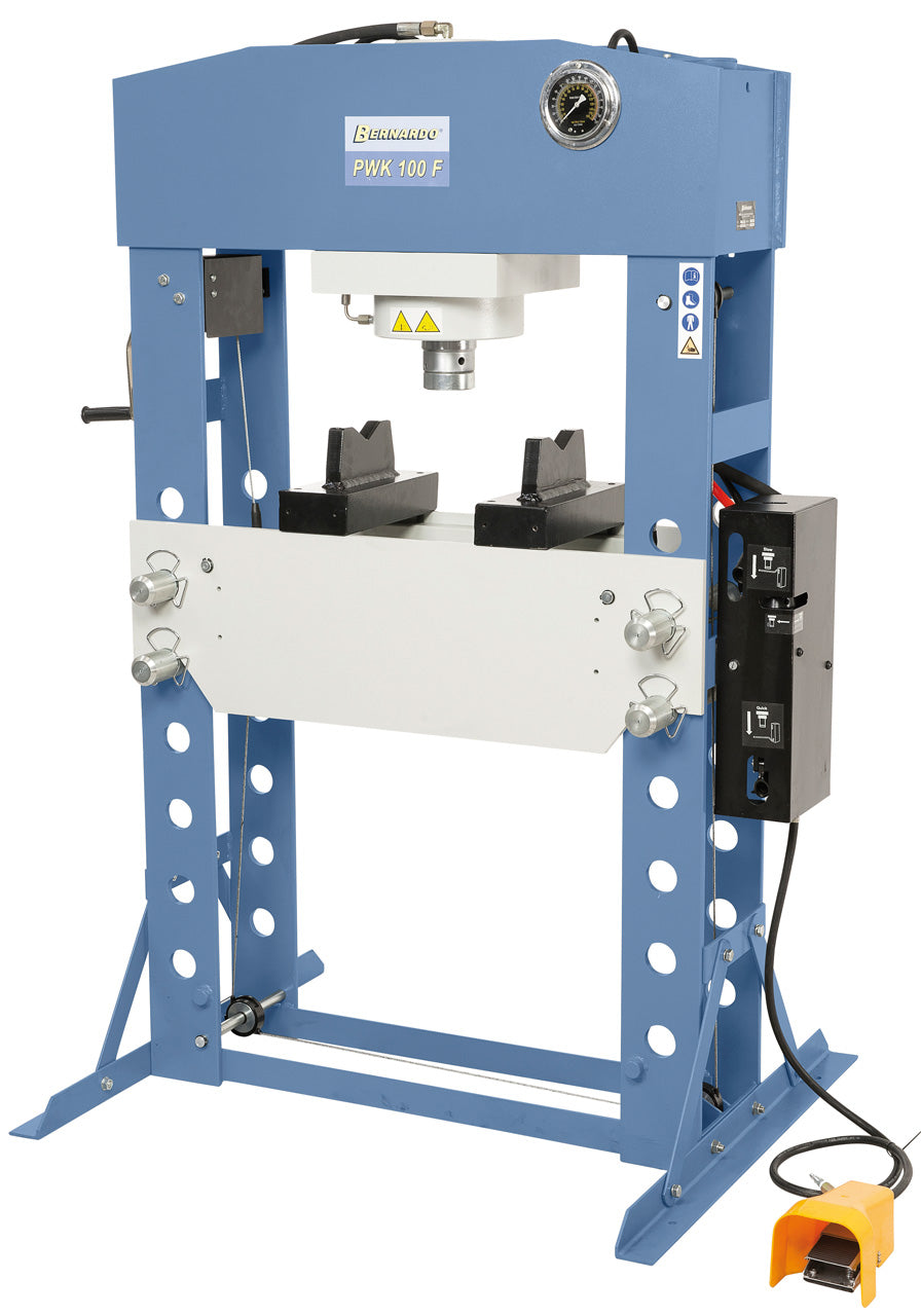 BERNARDO Pneumatische Werkstattpressen – Modell PWK 100 F