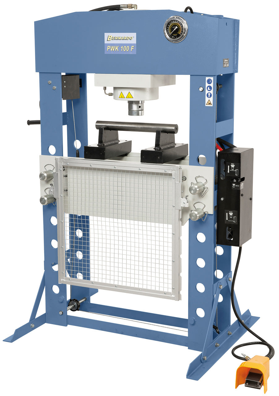 BERNARDO Pneumatische Werkstattpressen – Modell PWK 100 F