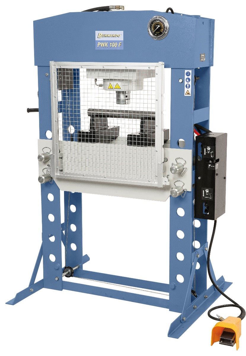 BERNARDO Pneumatische Werkstattpressen – Modell PWK 100 F