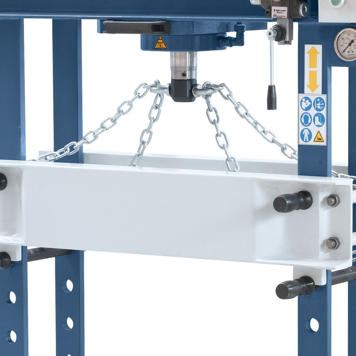 BERNARDO Hydraulische Werkstattpresse mit verschiebbarem Zylinder – Modell BHP 30