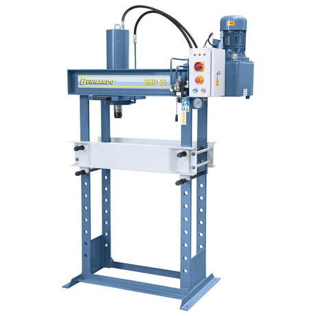 BERNARDO Hydraulische Werkstattpresse mit verschiebbarem Zylinder – Modell BHP 50